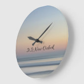 Eckhart-Tolle-Uhr Große Wanduhr (Winkel)