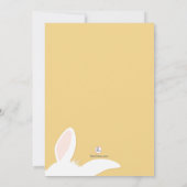 Eckhäschen-Einladung Einladung (Rückseite)