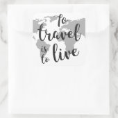 eckige Aufkleber, glänzend, groß, 3 Zoll (Blatt 6 Quadratischer Aufkleber (Tasche)