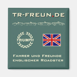 Eckiger Magnet der TR-Freun.de