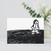 Eckkind Einladung (Stehend Vorderseite)