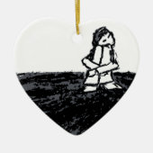 Eckkind Keramik Ornament (Vorne)