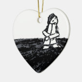 Eckkind Keramik Ornament (Links)