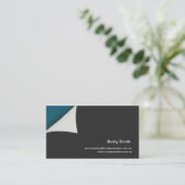 Eckklappenkarte Visitenkarte (Stehend Vorderseite)