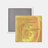 ECKLESIASTIK 3:1-8 3 MAGNET (Vorderseite/Rückseite)