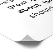 "Ecklund & Swedlin's" Poster (weiß) (Ecke)