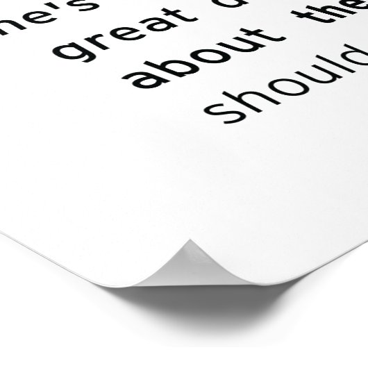 "Ecklund & Swedlin's" Poster (weiß) (Ecke)