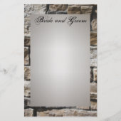 Eckpfeiler für Hochzeitsgeschosse Briefpapier (Vorderseite)