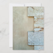 Eckpfeiler Post Wedding Brunch Einladung (Rückseite)