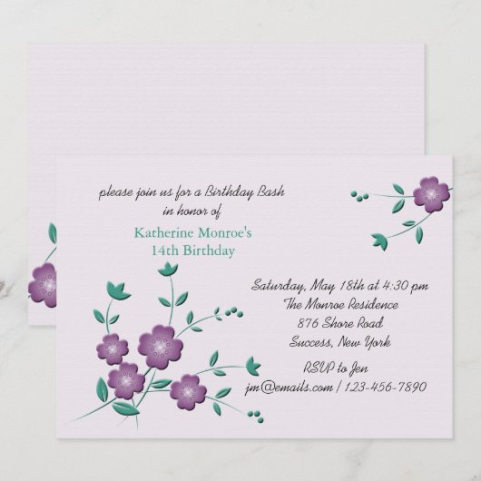 Eckpunkte Einladung (Vorne/Hinten)