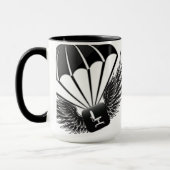 Eckschuss-Gelb-Glühen-Tasse Tasse (Links)