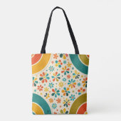 Eckstein-Blüte Mitte des Jahrhunderts Tasche (Rückseite)