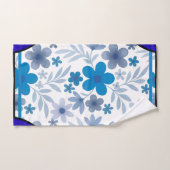 Eckstein Blüten Indigo Handtuch (Handtuch)