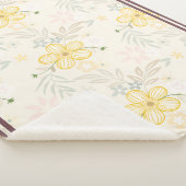 Eckstein-Blüten-Olive Sherpadecke (3/4)