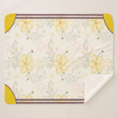Eckstein-Blüten-Olive Sherpadecke (Vorderseite (Horizontal))