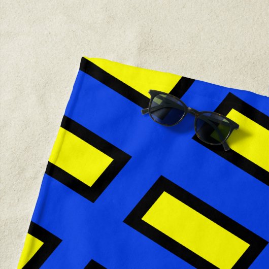 Ecktuch Strandtuch (Beispiel)