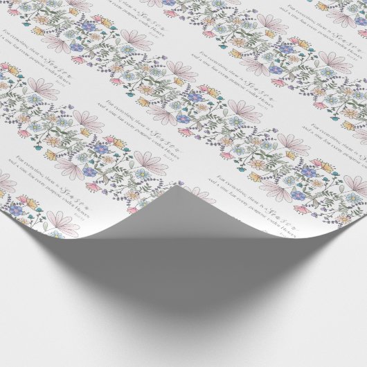 ECL 3:1 Für alles gibt es eine Saison Geschenkpapier (Ecke)