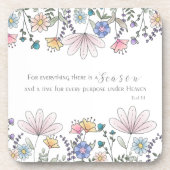 ECL 3:1 Für alles gibt es eine Saison Getränkeuntersetzer (Vorderseite)