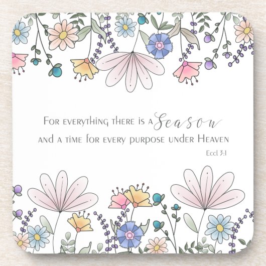 ECL 3:1 Für alles gibt es eine Saison Getränkeuntersetzer (Vorderseite)