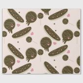 Eclair Donuts Cake Pops Valentinstag Geschenkpapier (Flach)