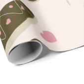 Eclair Donuts Cake Pops Valentinstag Geschenkpapier (Rolleneckpunkt)