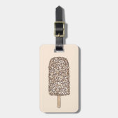 Eclair Ice Cream Pop Popsicle Personalisierter Fei Gepäckanhänger (Vorderseite vertikal)