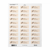 Eclair Ice Cream Popsicle Address Labels (Vorne)