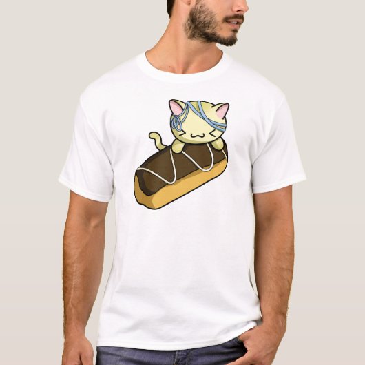 Eclair-Miezekatze T-Shirt (Vorderseite)