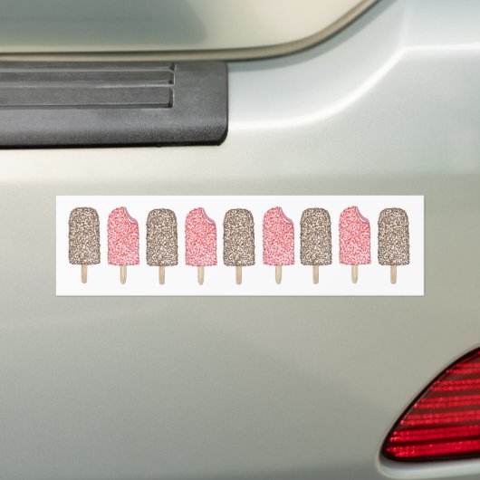 Eclair Popsicle Popsicles Autoaufkleber (Auf Auto)