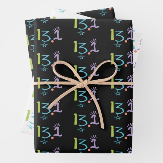 Eclectic 13,1 Faltblätter für Marathon-Wrapping-Pa Geschenkpapier Set (Beispiel)