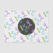 Eclectic 13,1 Theme Paper zum Thema Halbmarathon Seidenpapier (Vorderseite)