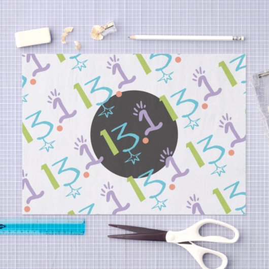 Eclectic 13,1 Theme Paper zum Thema Halbmarathon Seidenpapier (Handwerk)