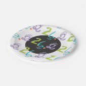 Eclectic 26.2 Marathon Party liefert Papierplatte Pappteller (Schrägansicht)