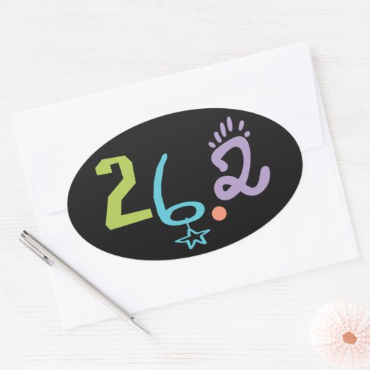 Eclectic 26.2 Marathon Stickers (Umschlag)