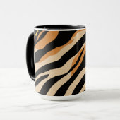 Eclectic Animal Prints 15 oz Combo Tasse (Vorderseite Links)