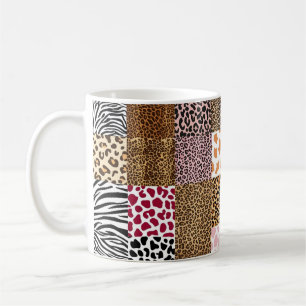 Eclectic Animal Prints Classic Tasse - Bold Modern