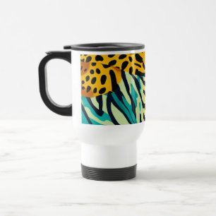 Eclectic Animal Prints Travel Mug - 15 oz Reisebecher