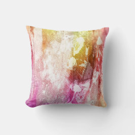 Eclectic Artistic Muschel Pink & Gold Girly Printe Kissen