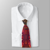 Eclectic Aztec Style Neck Tie Krawatte (Gebunden)