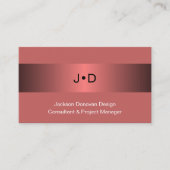 Eclectic Black Wine Red Luxury Metallic Art Look Visitenkarte (Vorderseite)