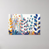 Eclectic Bold Garden Leinwanddruck (Vorderseite)