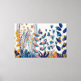 Eclectic Bold Garden Leinwanddruck