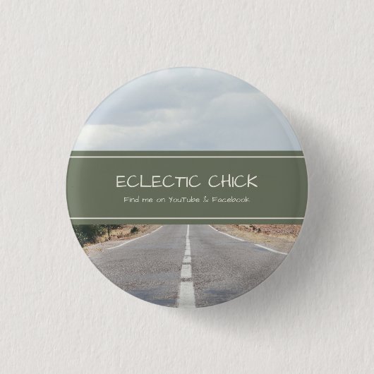 Eclectic Chick YouTube & Facebook Button (Vorderseite)
