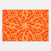 Eclectic Cyber Kente on Kent Pattern Sampler Geschenkpapier Set (Vorderseite 3)