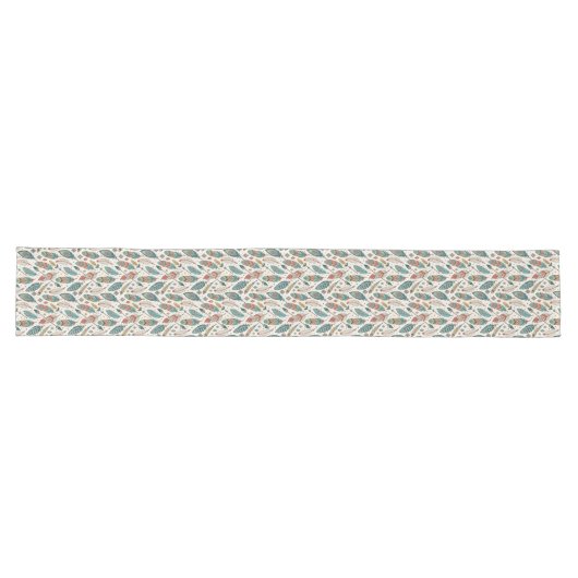 Eclectic Ethnic Table Runner Feathers Arrows Theme Großer Tischläufer (Horizontal)