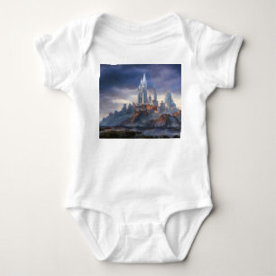 Eclectic floral, Vintag tropisches nahtloses Muste Baby Strampler