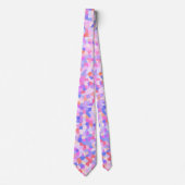 Eclectic Funky Boho Groovy Quirky Sprinkle Mosaik Krawatte (Vorderseite)