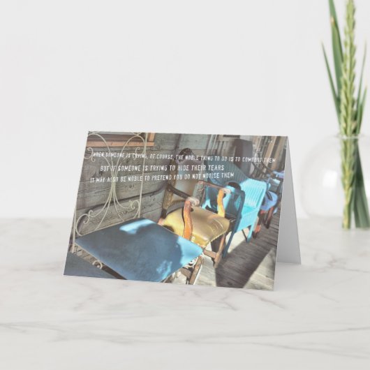 ECLECTIC Grußkarte Dankeskarte (Vorderseite)