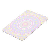 Eclectic Intricate Boho Colorful Pastel Mandala Magnet (Linke Seite)