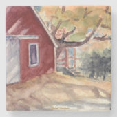 Eclectic Marble Untersetzer - Barnhouse von H Davi (Vorderseite)